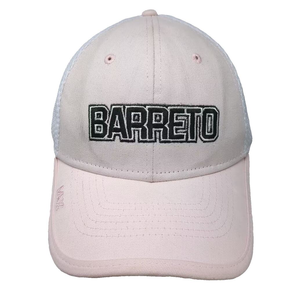 MAX Barreto Equipment Pink Baseball Cap One Size Mesh Back Strapback Hat